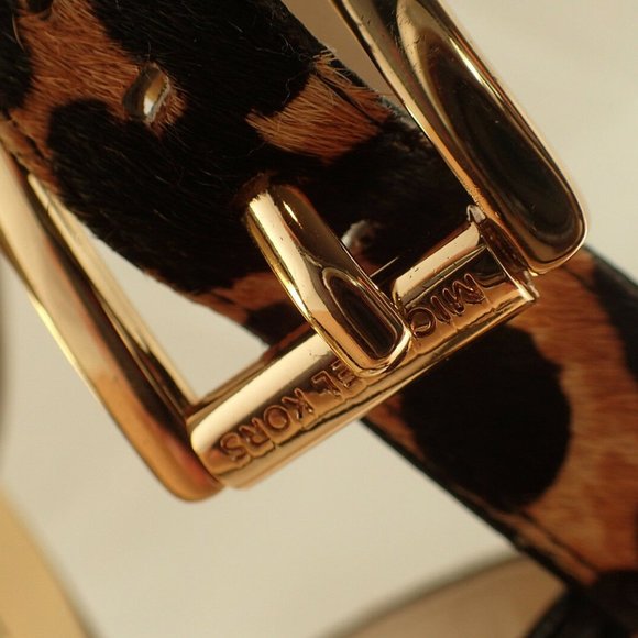 NIB MICHAEL KORS 40T5EIHA1H MK EVIE PLATFORM SZ. 9 - Picture 5 of 8